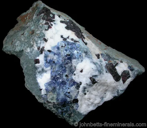 Crude Benitoite Crystals