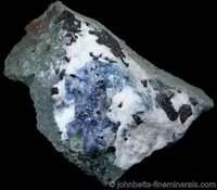 Crude Benitoite Crystals