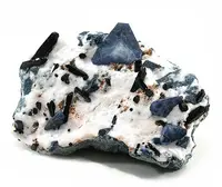 Benitoite Triangle with Neptunite
