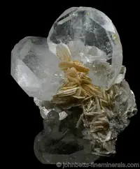 Goshenite with Muscovite