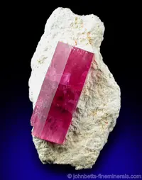 Red Beryl on Matrix
