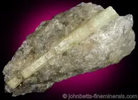 Elongated Beryl in Matrix