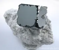 Large Cubic Bixbyite in Matrix