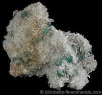 Green Cookeite Balls on Quartz