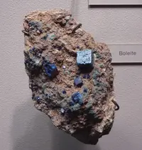 Boleite Cubes on Matrix