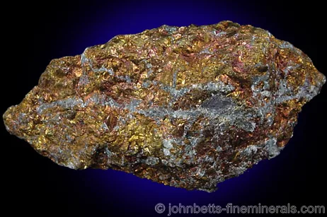 Bornite with Quartz Veins