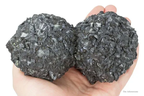 Calcite Included with Boulangerite