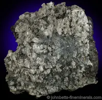 Boulangerite on Calcite, Quartz, & Sphalerite