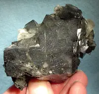 Boulangerite Included Inside Fluorite