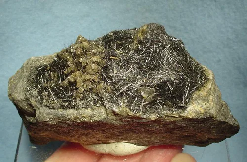 Boulangerite with Siderite