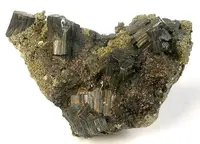 Bournonite Clusters with Pyrite