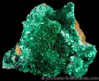 Deep Green Velvety Brochantite