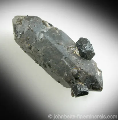 Brookite on Gray Quartz