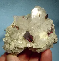 Brookite in Quartz