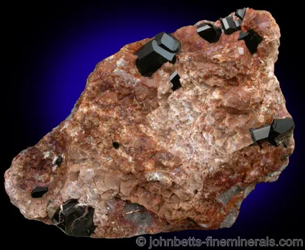 Buergerite on Light Matrix
