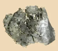 Calaverite on Quartz