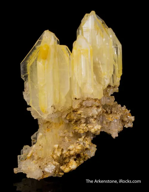 Yellow Cerussite Twins