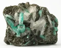 Sharp Chamosite with Emerald