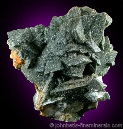 Chlorite Coating on Adularia