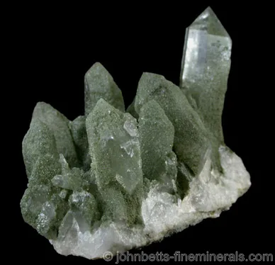 Quartz with Chlorite Coating