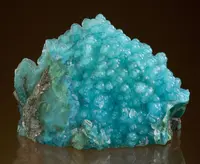 Chrysocolla With Chalcedony Coating