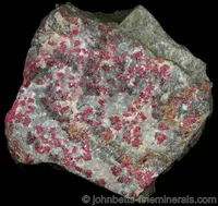 Flattened Cinnabar Crystal Groups