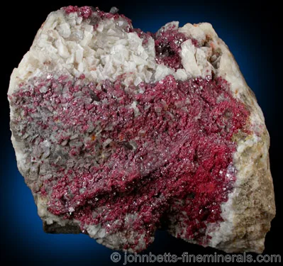 Sparking Cinnabar Crystal Cluster