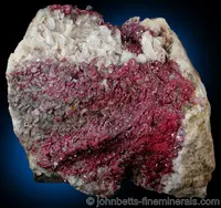 Sparking Cinnabar Crystal Cluster