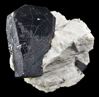Columbite on Massive Feldspar
