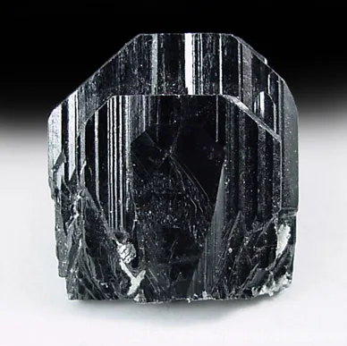 Lustrous Black Columbite Crystal