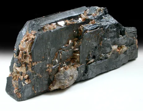 Parallel Black Columbite Crystals