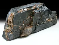Parallel Black Columbite Crystals