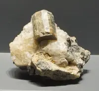 Light-Colored Cordierite on Matrix