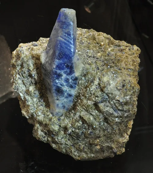 Sapphire Crystal in Mica Matrix