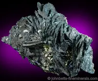 Covellite Crystals with Pyrite