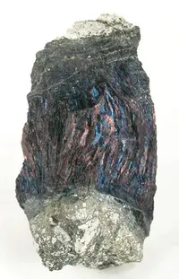 Iridescent Foliated Covellite Vein
