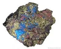 Covellite and Pyrite