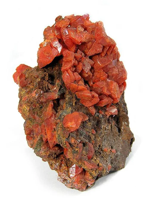 Stubby Crocoite Crystals