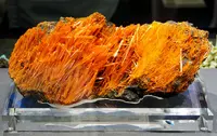 Delicate Crocoite Needles