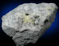 Cryolite with Weloganite and Marcasite
