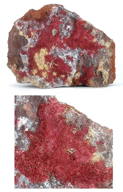 Cuprite var. Chalcotrichite