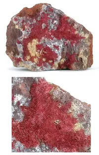 Cuprite var. Chalcotrichite