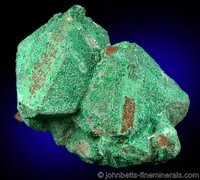 Cuprite with Malachite Coating