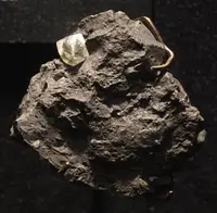 Diamond Crystal in Kimberlite Matrix