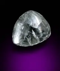 Grayish-Whtie Diamond Macle