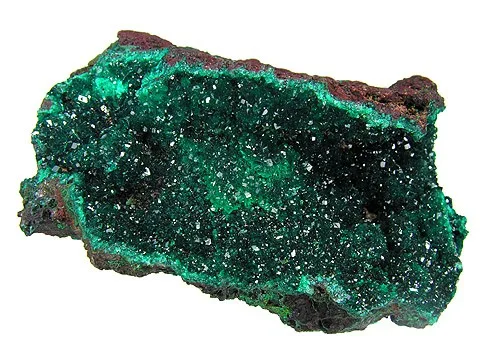 Drusy Dioptase Pocket