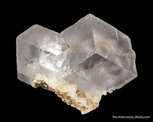Twinned Clear Dolomite Rhombohedrons