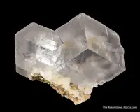 Twinned Clear Dolomite Rhombohedrons