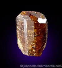 Lustrous Dravite Crystal