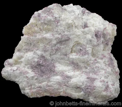 Lavender Dumortierite in Feldspar